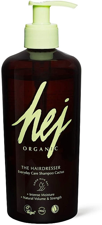 Daily Shampoo - Hej Organic The Hairdresser Everyday Care Shampoo Cactus — photo N8