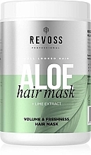 Fragrances, Perfumes, Cosmetics Volumizing Hair Mask with Aloe Extract - Revoss Professional Aloe Hair Mask