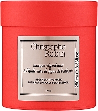 Repair Hair Mask - Christophe Robin Regenerating Mask With Rare Prickly Pear Seed Oil — photo N3
