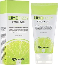 Fragrances, Perfumes, Cosmetics Peeling Gel - Secret Skin Lime Fizzy Peeling Gel