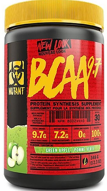 Green Apple BCAA Complex - Mutant BCAA 9.7 Green Apple — photo N1