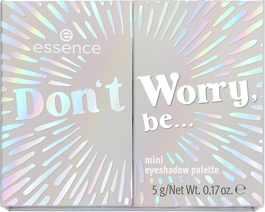 Eye Makeup Palette - Essence Don't Worry, Be… Mini Eyeshadow Palette — photo N1