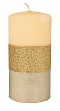 Fragrances, Perfumes, Cosmetics Decorative Candle, 7x14 cm, champagne cylinder - Artman Atlas Champagne