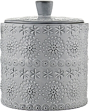 Fragrances, Perfumes, Cosmetics Accessory Ceramic Container - Spirella Relief