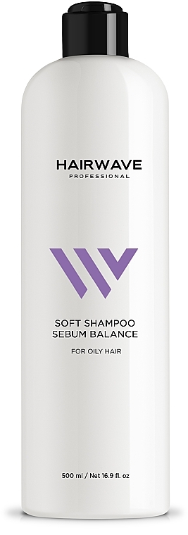 Sulphate-Free Shampoo for Oily Hair 'Sebum Balance' - HAIRWAVE — photo N4