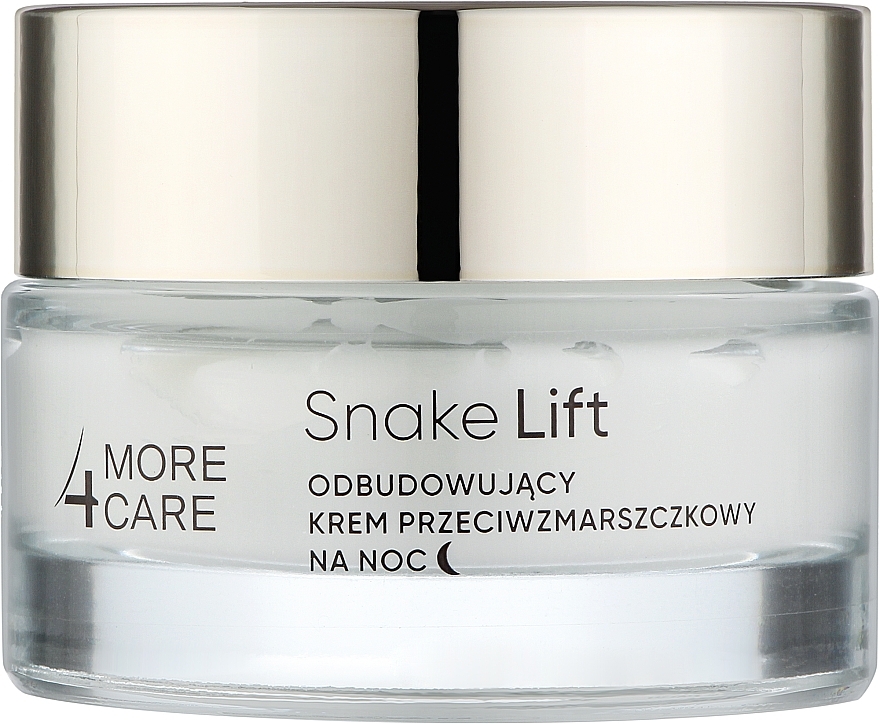 Revitalizing Night Face Cream - More4Care Snake Lift Rebuilding Anti-Wrinkle Night Cream — photo N1