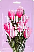 Fragrances, Perfumes, Cosmetics Facial Slice Mask Sheet "Tulip" - Kocostar Slice Mask Sheet Tulip Flower