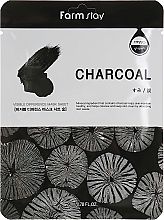 Fragrances, Perfumes, Cosmetics Charcoal Sheet Mask - FarmStay Visible Difference Mask Sheet Charcoal