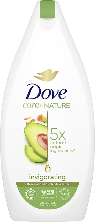 Shower Gel Cream - Dove Care By Nature Invigorating Shower Gel — photo N1