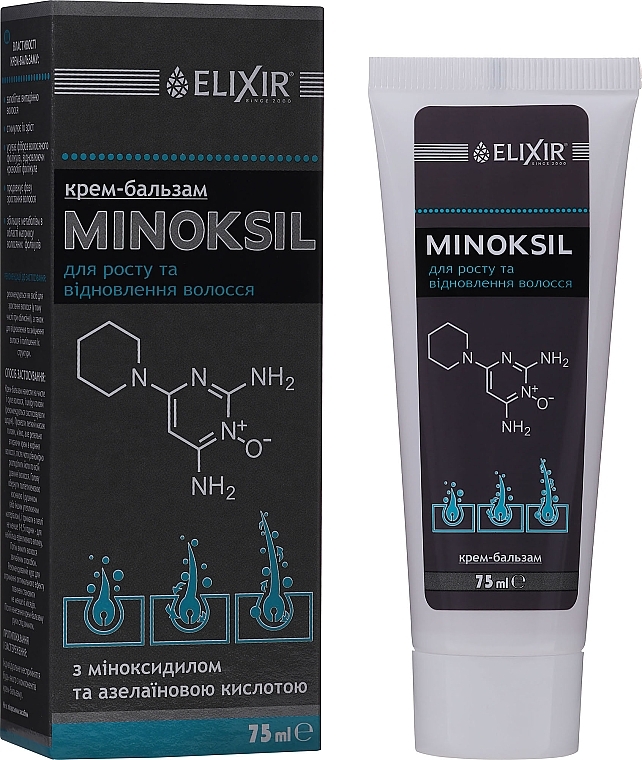 Repairing Hair Growth Cream Balm "Minoksil" - Elixir — photo N1