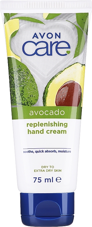 Moisturizing Hand Cream with Avocado Oil - Avon Care Avocado Replenishing Hand Cream — photo N2