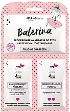 Fragrances, Perfumes, Cosmetics Professional Foot Treatment: Peeling + Mask - Floslek Balerina Professional Foot Treatment: Peeling + Mask