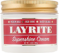 Hair Styling Cream - Layrite Supershine Hair Cream — photo N2