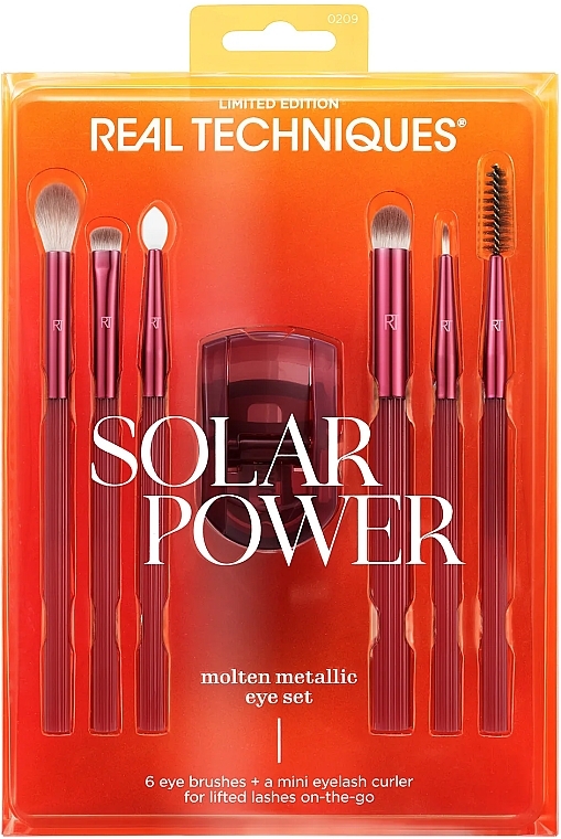 Makeup Brush Set - Real Techiques Solar Power Molten Metallic Eye Set — photo N2