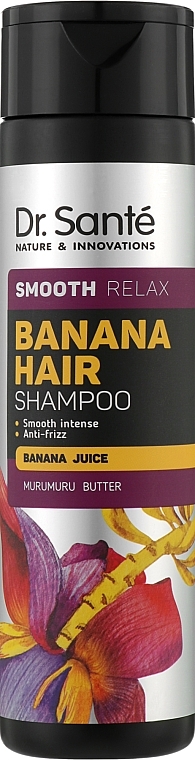 Shampoo - Dr. Sante Banana Hair Smooth Relax Shampoo — photo N1