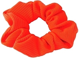 Fragrances, Perfumes, Cosmetics Ribbed Scrunchie, orange - Lolita Accessories