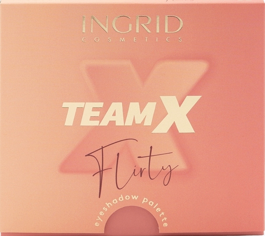 Eyeshadow Palette - Ingrid Cosmetics Team X Flirty Eyeshadow Palette — photo N4