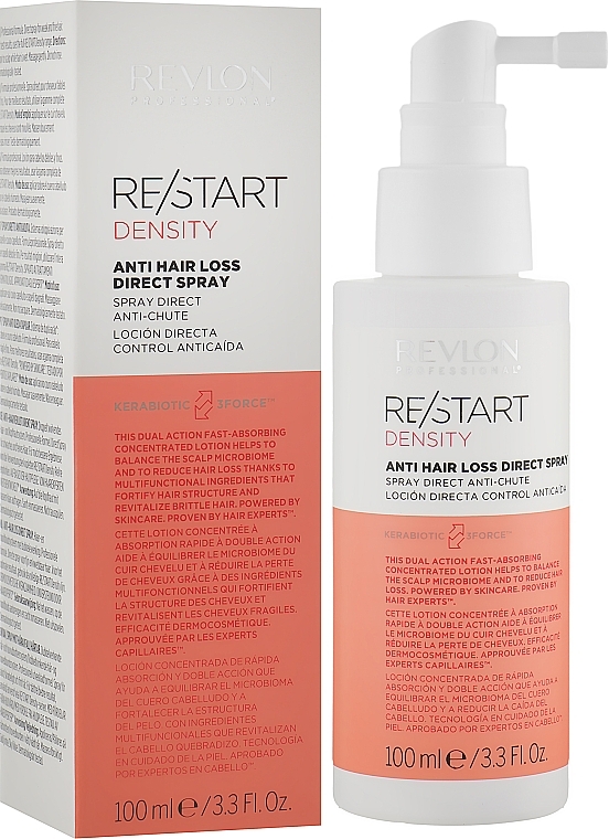 Anti-Hair Loss Spray - Revlon Professional Restart Density Anti-Hair Loss Direct Spray — photo N2