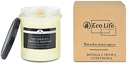 Fragrances, Perfumes, Cosmetics Scented Soy Candle - Eco Life Candles Botega Grass Lemon