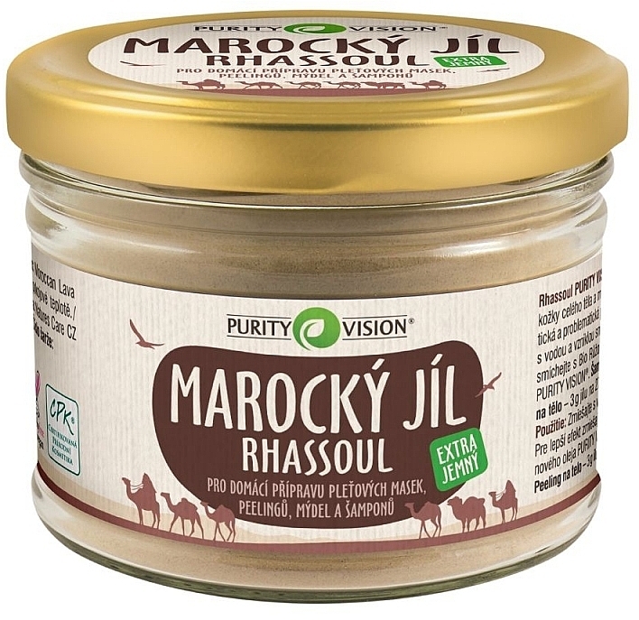 Moroccan Rassoul Clay - Purity Vision Bio Rhassoul Moroccan Clay — photo N1