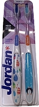 Fragrances, Perfumes, Cosmetics Individual Reach Soft Toothbrush, penguin + colorful drops - Jordan Individual Reach Soft