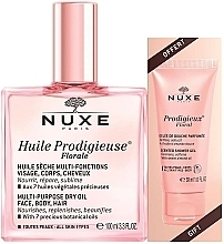 Fragrances, Perfumes, Cosmetics Set - Nuxe Huile Prodigieuse Florale (oil/100ml + sh/gel/30ml)