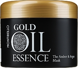 Hair Mask - Montibello Gold Oil Essence The Amber And Argan Mask — photo N4