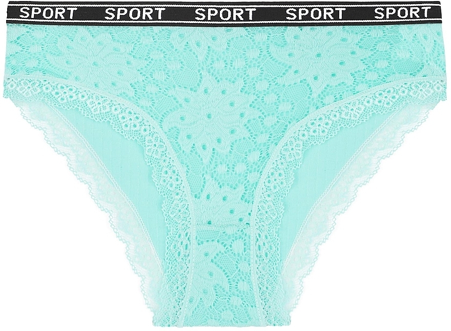 Women's Bikini Panties, BDM400-269, Turquoise - Moraj — photo N1