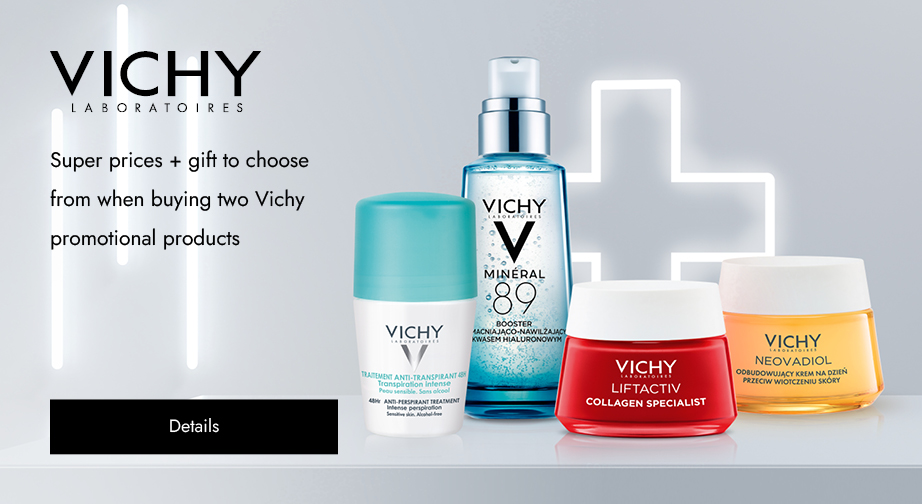 Super prices + gift to choose from when buying two Vichy promotional products