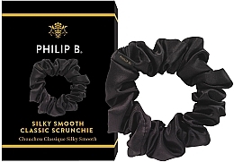 Scrunchie, black - Philip B Silky Smooth Classic Scrunchie — photo N2