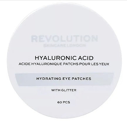 Glitter Hydrogel Patch - Revolution Skincare Hyaluronic Acid Hydrating Eye Patches With Glitter — photo N1