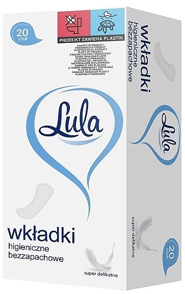 Fragrance-Free Daily Liners, 20 pcs - Lula — photo N1