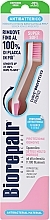 Toothbrush "Perfect Cleaning", soft, pink & white - Biorepair Oral Care Pro — photo N1
