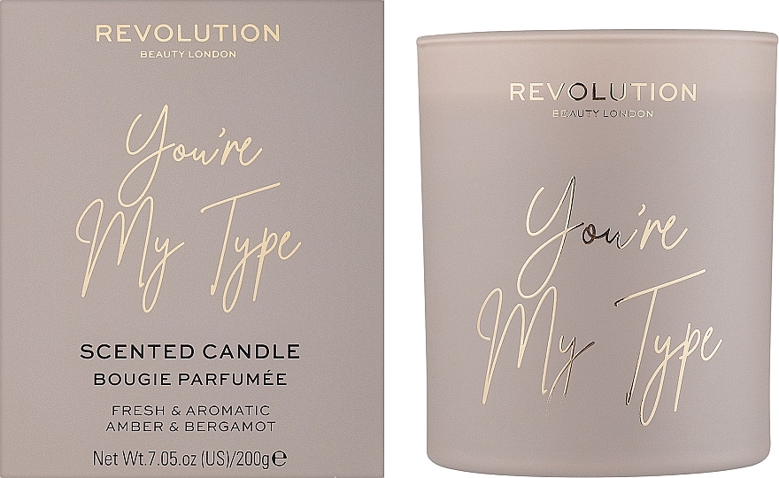 Makeup Revolution Beauty London You'Re My Type - Scented Candle — photo N2