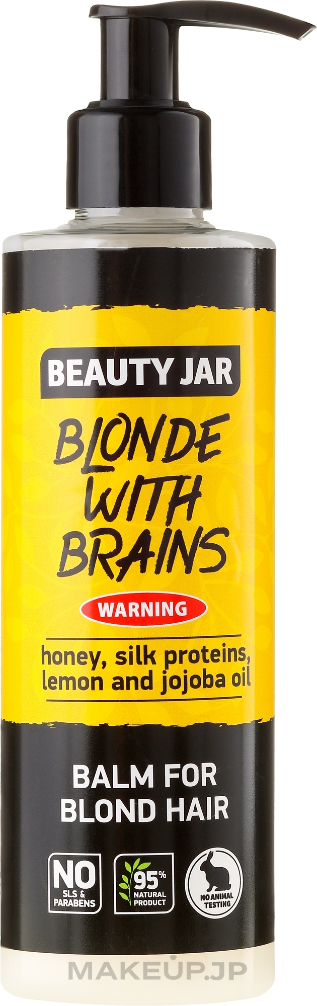 Hair Balm 'Blonde With Brains' - Beauty Jar Balm For Blond Hair — photo 250 ml