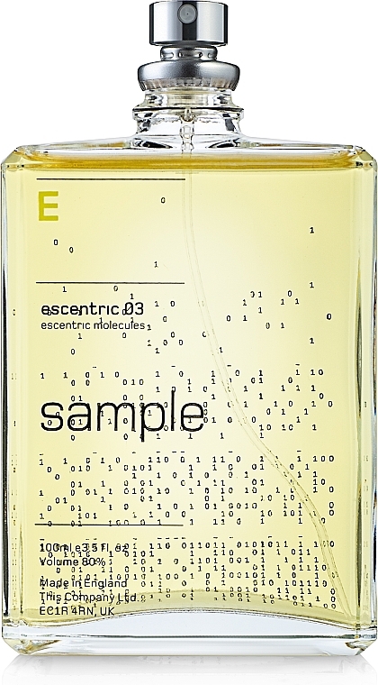 Escentric Molecules Escentric 03 - Eau de Toilette (tester) — photo N1