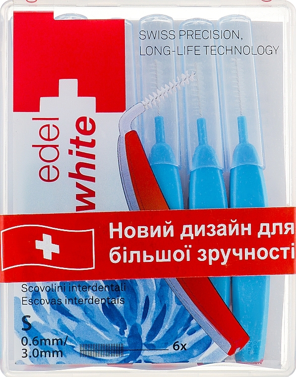 Profi-Line Interdental Brushes S - Edel+White Dental Space Brushes S — photo N1