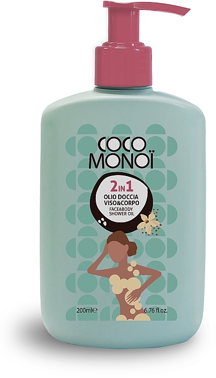 Shower Oil - Coco Monoi Face & Body Shower Oil — photo N1