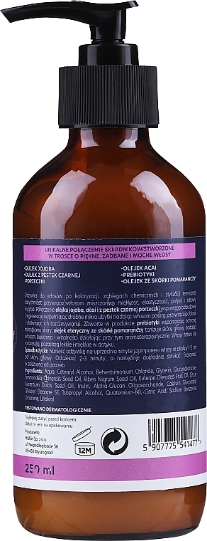 Conditioner for Colored & Damaged Hair - HiSkin Professional Conditioner — photo N2