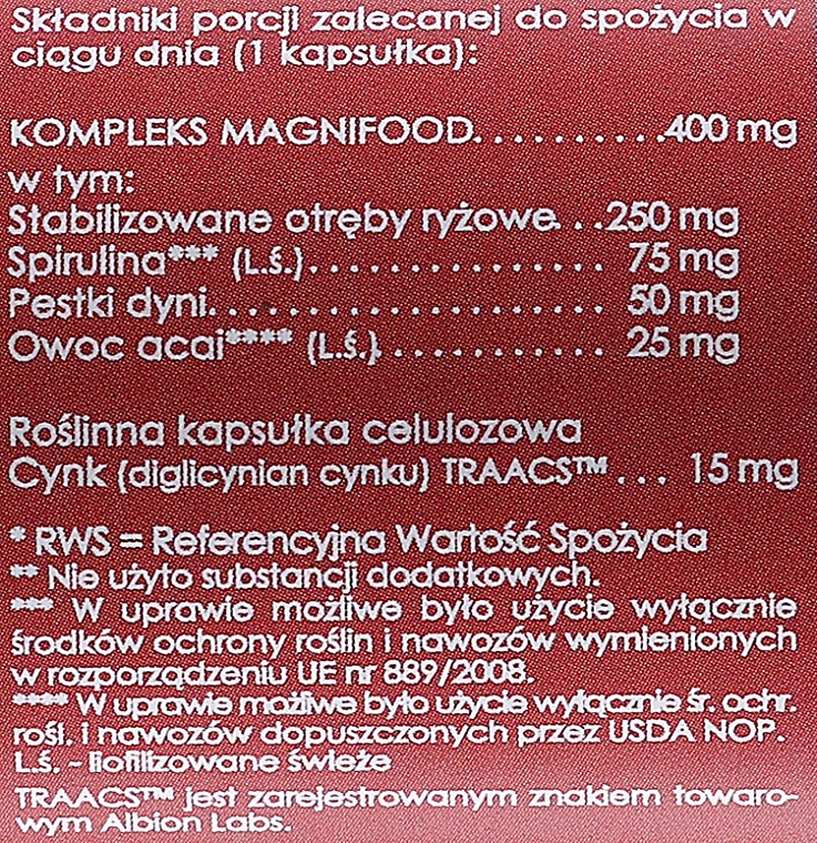 Dietary Supplement - Terranova Zinc 15mg Complex — photo N3