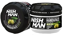 Fragrances, Perfumes, Cosmetics Hand & Face Cream - Nishman Hand & Face Cream Olive Oil