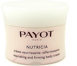 Fragrances, Perfumes, Cosmetics Nourishing Body Cream - Payot Nutricia Corps Nourishing and Firming Body Care