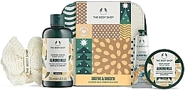 Fragrances, Perfumes, Cosmetics Set, 5 products - The Body Shop Soothe & Smooth Almond Milk Essentials Gift