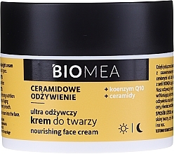 Fragrances, Perfumes, Cosmetics Nourishing Day & Night Face Cream with Coenzyme Q10 - Farmona Biomea Nourishing Face Cream