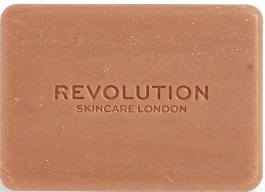 Face Soap - Revolution Skincare Pink Clay Facial Cleansing Bar — photo N2