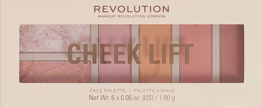 Makeup Palette - Makeup Revolution Cheek Lift Face Palette — photo N1