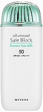 Missha - All-Around Safe Block Essence Sun Milk SPF50+/PA+++ — photo N1