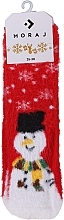 Women Holiday Socks, CDC400-516, red - Moraj — photo N1