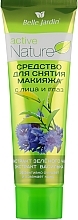 Fragrances, Perfumes, Cosmetics Face & Eye Makeup Remover with Green Tea & Cornflower Extract - Belle Jardin Active Nature Eco
