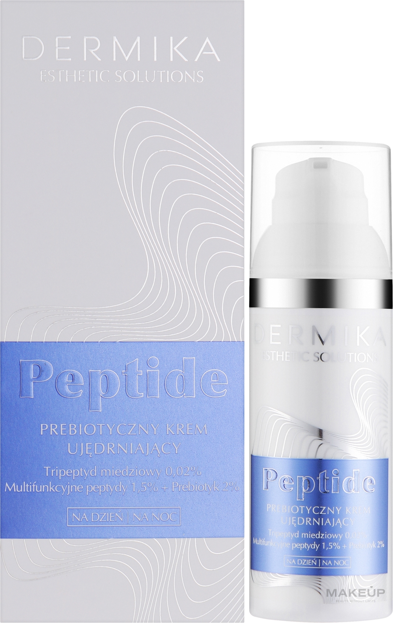 Face Firming Cream with Prebiotics - Dermika Esthetic Solutions Peptide Prebiotic Cream — photo 50 ml